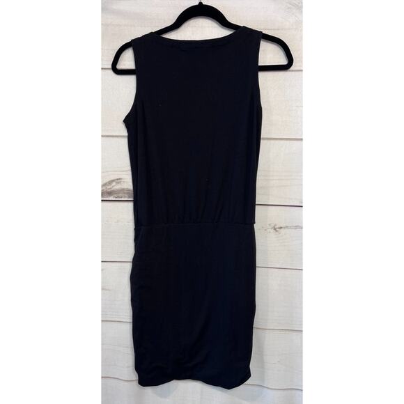 Athleta Black Sleeveless Dress Size XSP Cozy Comfy Sporty - Picture 2 of 6